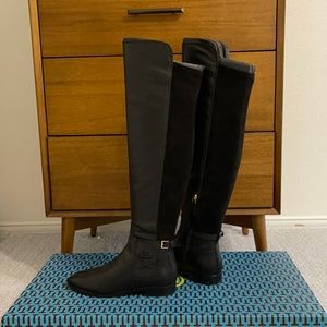Tory Burch Black Knee High Boots
